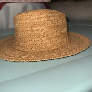 Stylish Tan Straw Hat